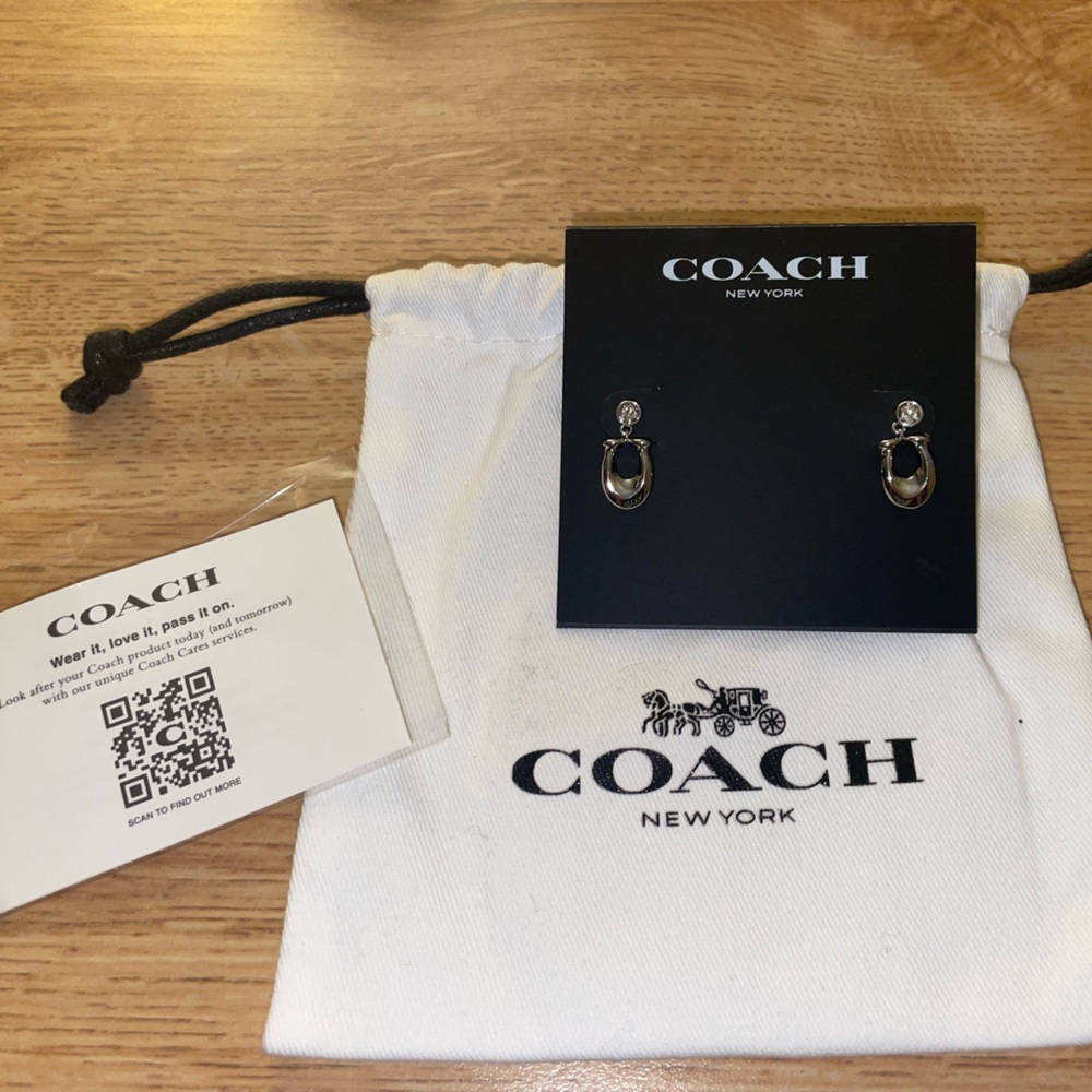 Coach Silver Earrings